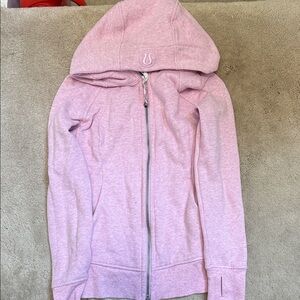 lululemon athletica Pink Zip-Up Hoodie